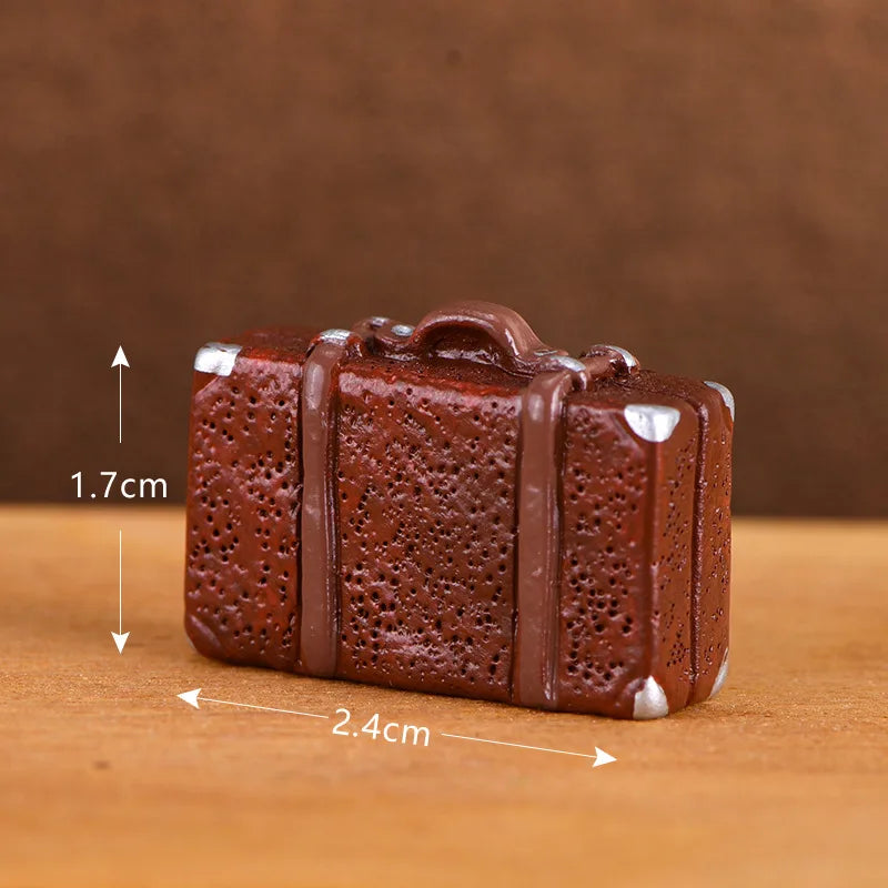 Retro Appliances Model Miniature Camera Gramophone TV Radio Fan Wall Clock DIY Doll House Decor, Terrarium Landscape Figurines