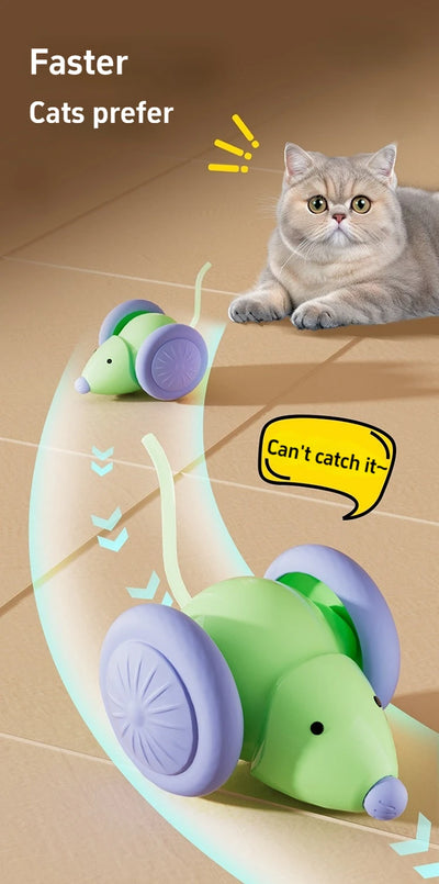 Pet Toys Interactive Cat Toy Electric Mouse Car