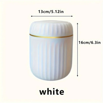 Bedroom and Office Essential  Mini Desktop Trash Can with Lid  Made of Durable Plastic  Home Supplies