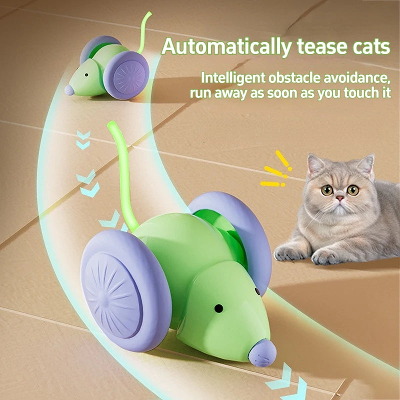 Pet Toys Interactive Cat Toy Electric Mouse Car