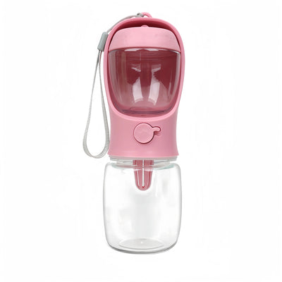 Portable Dog & Cat Water Bottle with Food Container – Travel Feeder Bowl for Pets | Easy Outdoor Hydration