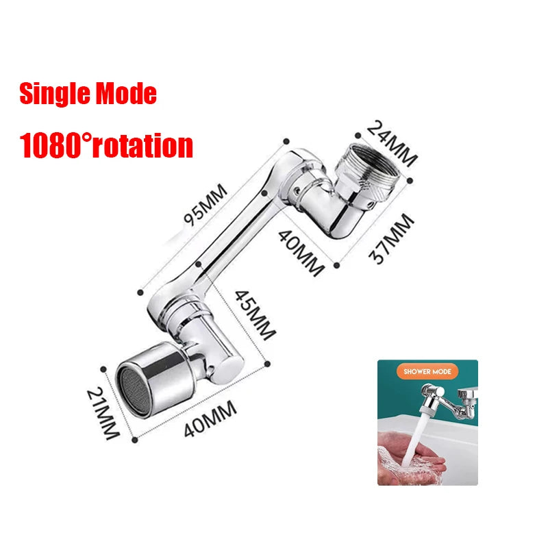Multi-Angle Faucet Extension Arm