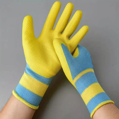 Safety Work Gloves Non-slip Wear-resistant Breathable Nitrile Gloves Rubber Protective Equipment Soft Puncture Proof
