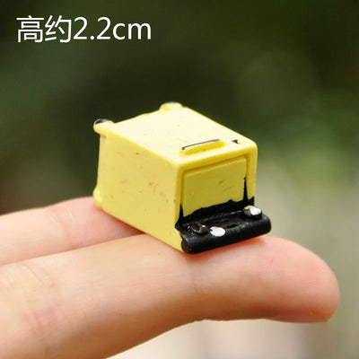 Retro Appliances Model Miniature Camera Gramophone TV Radio Fan Wall Clock DIY Doll House Decor, Terrarium Landscape Figurines