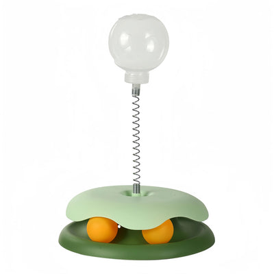 Interactive Cat & Dog Treat Ball – Puzzle Feeder Toy with Catnip | Slow Food Dispensing Fun