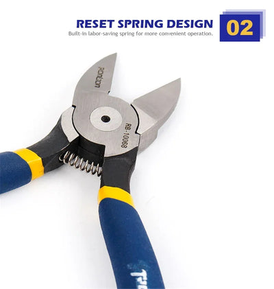 Diagonal Cutting Pliers 5/6 Inch Wire Stripping Tool Side Cutter Cable Burrs Nipper Electricians DIY Repair Hand Tools
